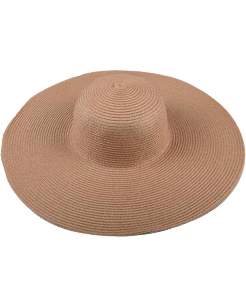 Beach Sun Visor Sun Hats for Big Heads Women Foldable Wide Brim Floppy Straw Sun Hat Women Floppy Sun Hat Zzz-zf-d $10.43 Sun...