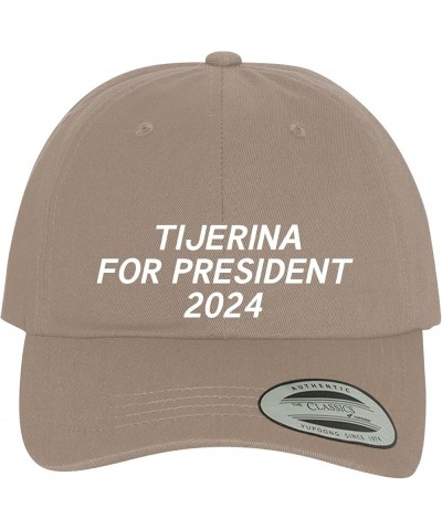 Tijerina for President 2024 - Comfortable Dad Hat Baseball Cap Khaki $18.90 Baseball Caps