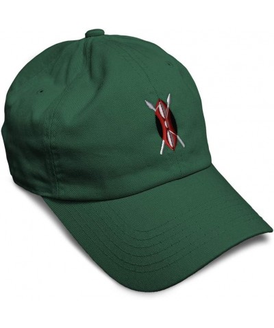 Soft Baseball Cap Africa Kenya Flag Seal Embroidery Cotton Dad Hats for Men & Women Forest Green Design Only $17.39 Baseball ...