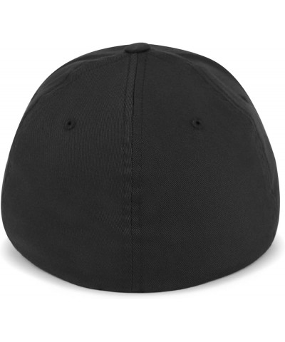 Donut Embroidered Flexfit Cap Doughtnut Snack Gray $14.39 Baseball Caps