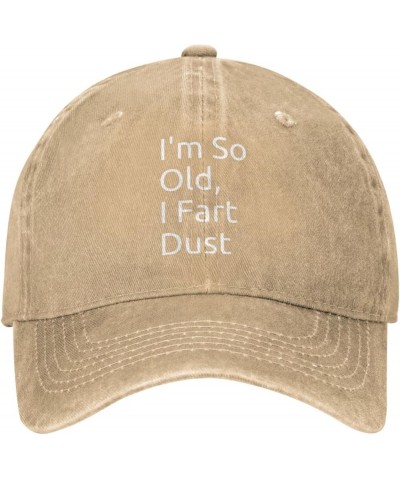 I'm So Old I Fart Dust Unisex Adjustable Cowboy Hat Outdoor Travel Casual Hat Sandwich Hat Natural $17.33 Cowboy Hats