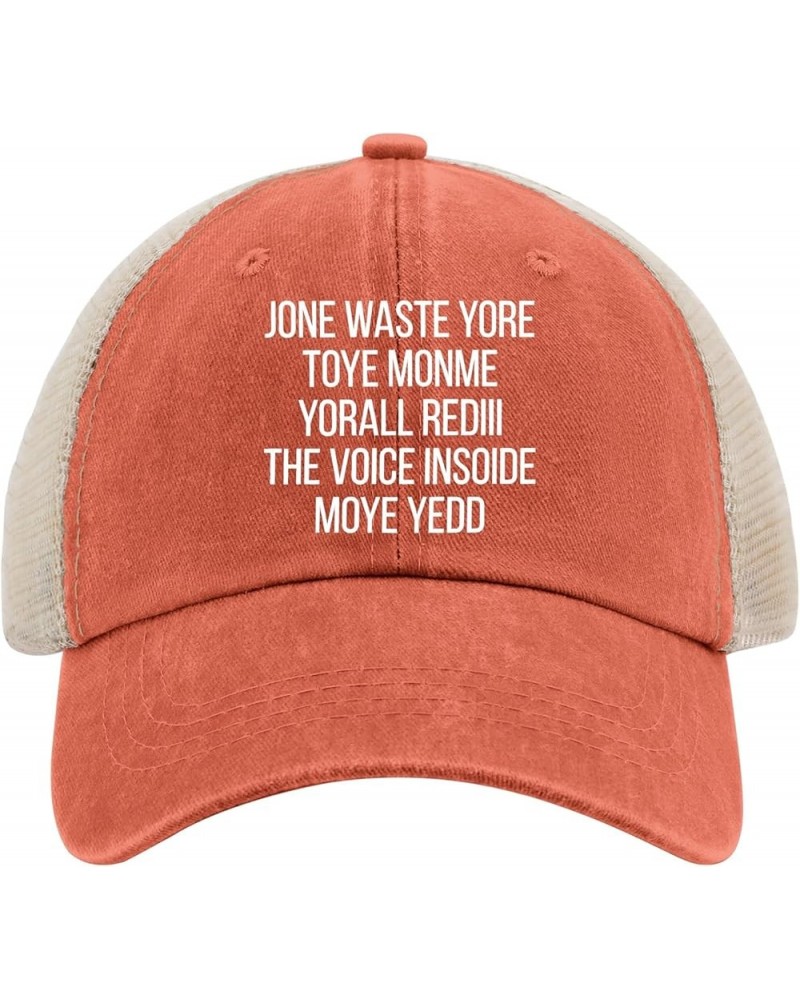 Jone Waste Yore Toye monme yorall rediii The Voice insoide moye yedd Trucker hat USA Cowboy hat AllBlack Womens Saffron02 $9....