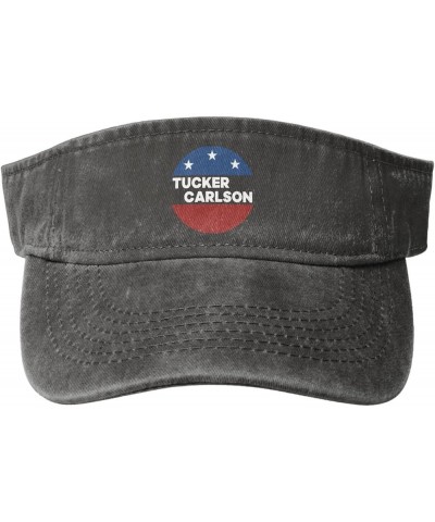 Tucker Carlson 2024 Sports Sun Visor Hat for Men Women,Empty Top Sun Hats for Baseball Running Golf,Black Deep Heather $11.80...