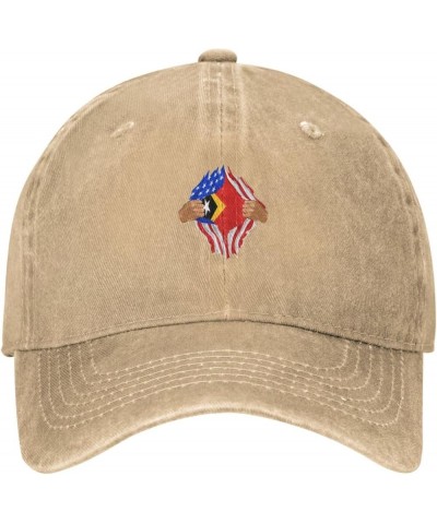 Hand Tear Flag of East Timor Retro Baseball Cap for Women Men Baseball Hat Golf Dad Hats Natural $13.66 Baseball Caps