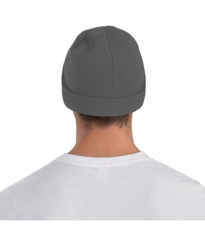 Bunny Rabbit Print Slouchy Beanie for Men Women Hip-Hop Soft Lightweight Running Beanie Adult Hats Deep Heather $12.75 Skulli...