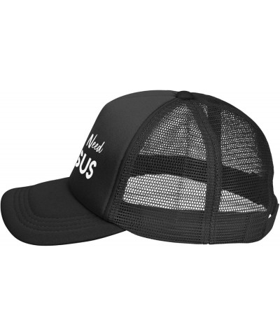 Y'all Need Jesus Funny Gift for Women Men Gifts Mesh Unisex-Adult Adjustable Snapback Trucker Hat Baseball Hats Black Black $...