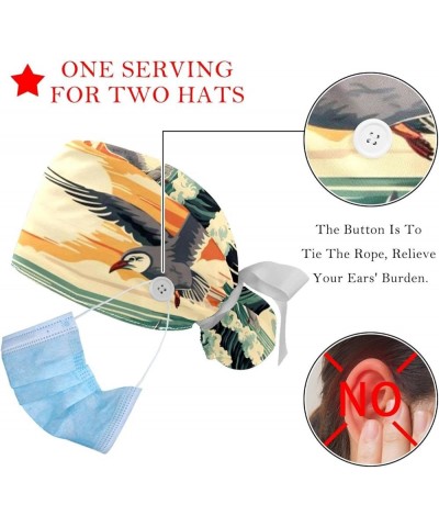 Sky Seagull Clouds Adjustable Working Cap with Sweatband Suitable for Men and Women Color 5 $10.99 Skullies & Beanies