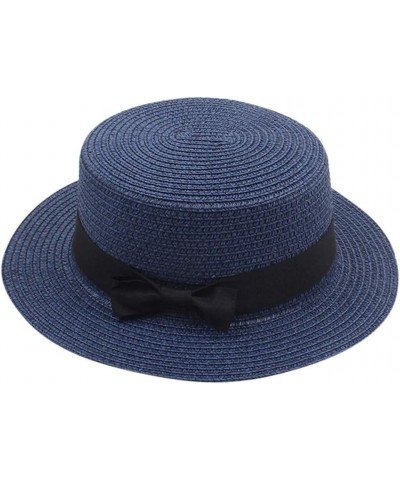 Solid Beach Sun Top Hat Summer Hat Ladies Women's Visor Sun Baseball Caps Women's Hats Baseball Navy $6.27 Sun Hats