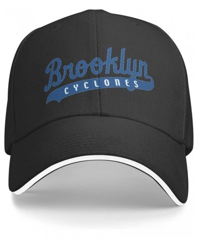 Brooklyn Cyclones Unisex Classic Hat Adjustable Fashion Casquette for Men Women Black $11.94 Baseball Caps