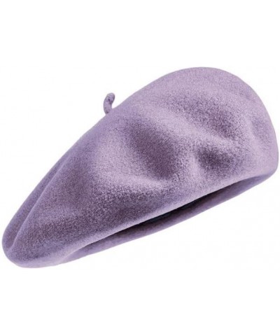 French Beret - Made in France Lavender - Lavande $30.65 Berets