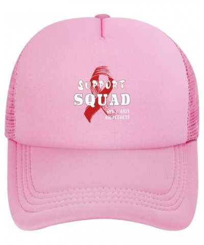 HIV AIDS Awareness Baseball Cap Pink $7.14 Baseball Caps