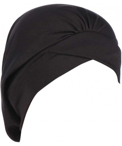 Chemo Caps Headwear for Women Girls Turbans Women Flower Elastic Hats Headwrap for Cancer Patient Hair Loss Black $6.75 Baseb...