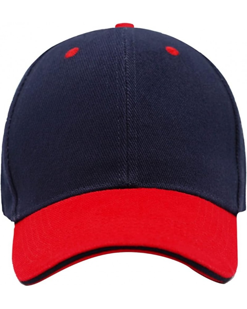 Mens and Womens Summer Fashion Casual Sunscreen Baseball Caps Cap Hats Running Caps F-navy $11.84 Sun Hats