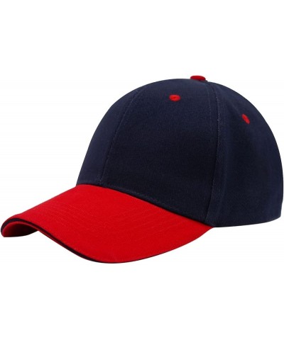 Mens and Womens Summer Fashion Casual Sunscreen Baseball Caps Cap Hats Running Caps F-navy $11.84 Sun Hats