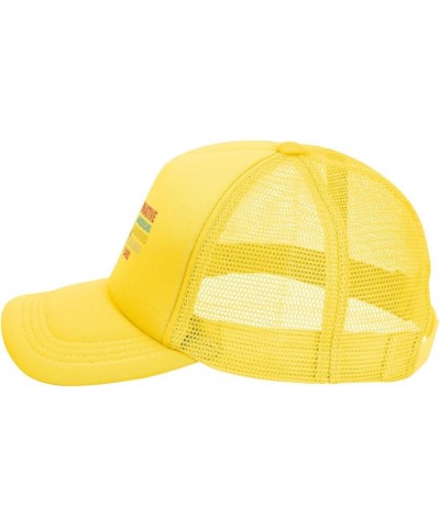 Native Americans Discovered Columbus Mesh Tennis Hat Golf Baseball Cap Summer Cooling Sports Hats Yellow $9.60 Baseball Caps