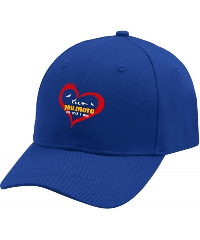 Love youu More The endd i Win Sun hat Womens America hat Womens Golf hat Gifts for Women Workout Cap Blue $10.85 Sun Hats