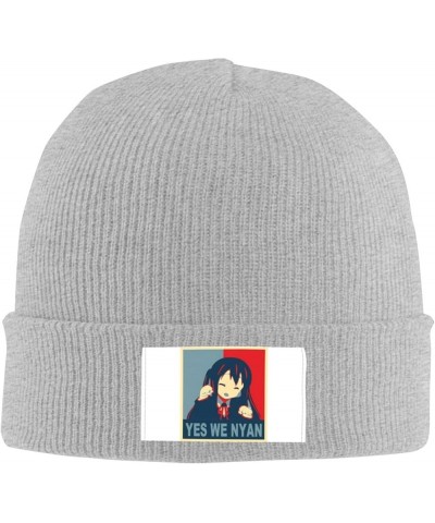 K-On!S Knit Hat Cap Knitted Cuffed Cap for Super Warmth in Winter Black Gray $8.63 Skullies & Beanies