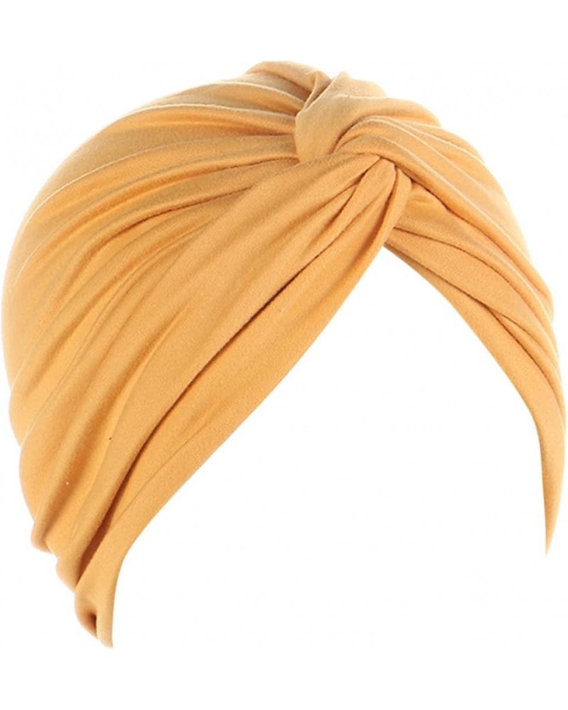 Chemo Headwear Turbans for Women Long Hair Head Scarf Headwraps Cancer Hats Yellow $6.53 Skullies & Beanies