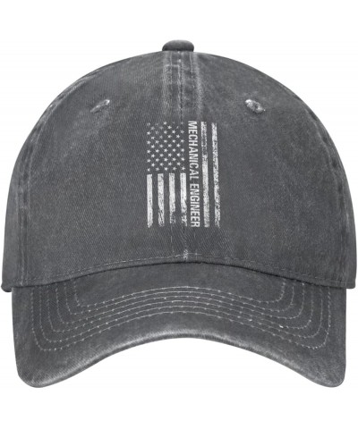 American Flag Mechanical Engineer Dad Hat Vintage Baseball Cap for Men Women Hats Gifts Trucker Caps Deep Heather $9.33 Baseb...