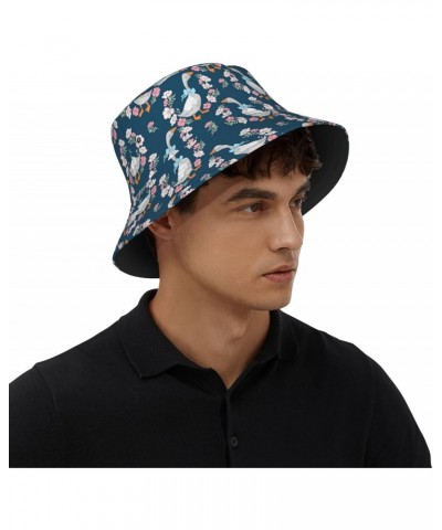 Fisherman Hat for Women and Men Cute Goose Flowers Sun Hat Foldable Bucket Hat Fashion Summer Hat $16.44 Bucket Hats