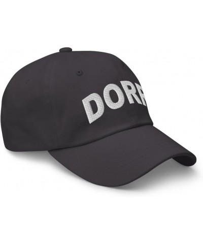 Dorr Michigan Hat Dorr MI Cap Embroidered Dad Hat Adjustable Strap Closure Unisex Dark Grey $22.39 Baseball Caps