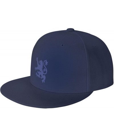 Lion Rampant Scotland Baseball Hat Adjustable Fashion Classic Snapback Hat for Men Women Black Navy Blue $10.49 Baseball Caps