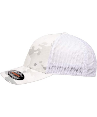 Ford F150 Tonka Truck Classic Outline Design Flexfit 6511 Trucker Mesh Fitted Cap Multicam White $18.28 Baseball Caps