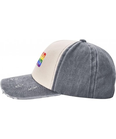 ACAB LGBT Baseball Cap Adult Adjustable Casual Duck Tongue Hat Golf Caps Trucker Hats Gray $14.11 Baseball Caps