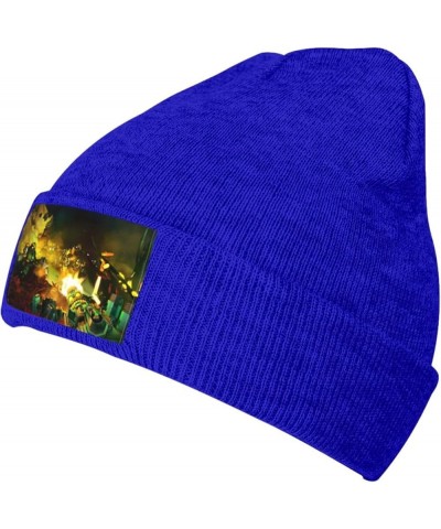 Deep Rock Knit Hat Cap Galactic Warm Beanie Hats Funny Beanie Knit Hats Winter Skiing Slouchy Warm Cap Black Blue $10.08 Skul...