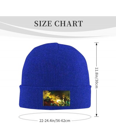 Deep Rock Knit Hat Cap Galactic Warm Beanie Hats Funny Beanie Knit Hats Winter Skiing Slouchy Warm Cap Black Blue $10.08 Skul...