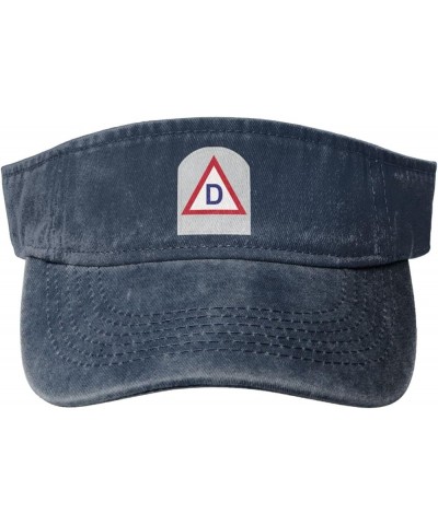 Us 39th Infantry Division Sun Visor Hats for Women Men Adjustable Sports Sun Hats Cotton Golf Cap Navy Blue $10.68 Visors