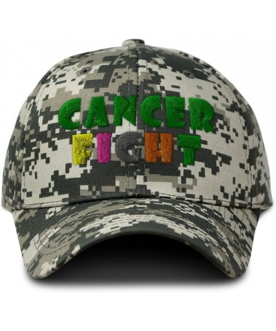 Camo Baseball Cap Cancer Fight Cotton Hunting Dad Hats for Men & Women Pixel Camo $16.49 Baseball Caps