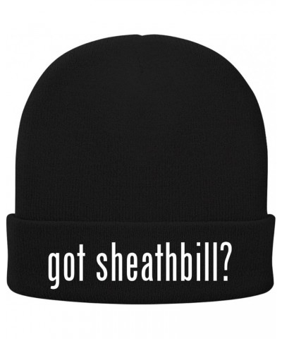 got Sheathbill? - Soft Adult Beanie Cap Black $18.80 Skullies & Beanies