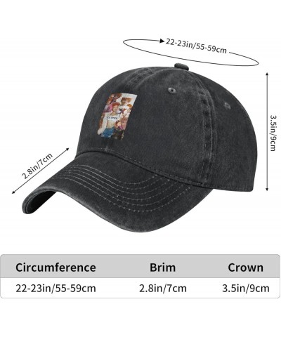 Ice Music Spice Baseball Cap Vintage Classic Denim Hat Classic Leisure Low Profile Adjustable Black Black $10.15 Baseball Caps