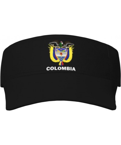 Coat of Arms of Colombia Flag Sun Protection Sunscreen Visor Cap Black $13.16 Visors