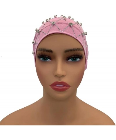 Muslim Hijabs Islam Under Scarf Cap Stretchy Headscarf Bonnet Turbante Rhinestone For Ramadan Women Black $17.59 Skullies & B...