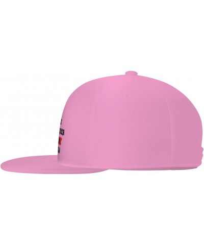 Make America Think Again Baseball Hats for Men Adjustable Dad Hat Flat Bill Visor Snapback Hat,Pink $9.83 Cowboy Hats