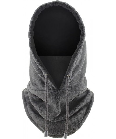 Women Winter Beanie Hats,One Piece Slouchy Warm Fleece Hooded Scarf Winter Balaclava Pullover Knitted Hat Mask Set Gray $6.99...