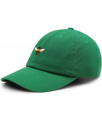 Bee Premium Dad Hat Embroidered Baseball Cap Insect Honey Kelly Green $11.74 Baseball Caps