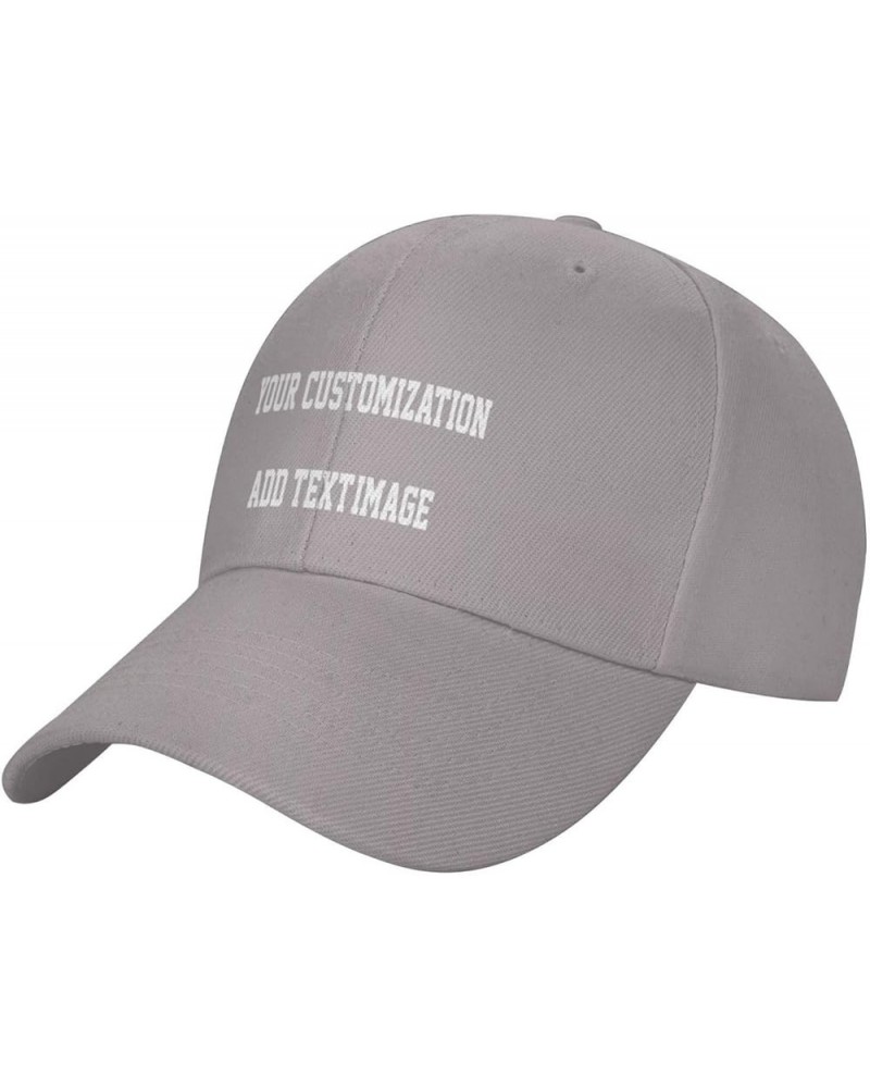 Customized Hat, Customized Unique Hat, Sun Hat, Duck Tongue Hat, Your Own Classic Men Women Trucker Hat Gray $9.53 Baseball Caps