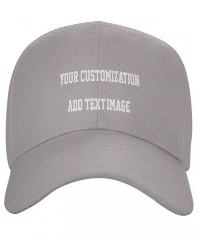 Customized Hat, Customized Unique Hat, Sun Hat, Duck Tongue Hat, Your Own Classic Men Women Trucker Hat Gray $9.53 Baseball Caps