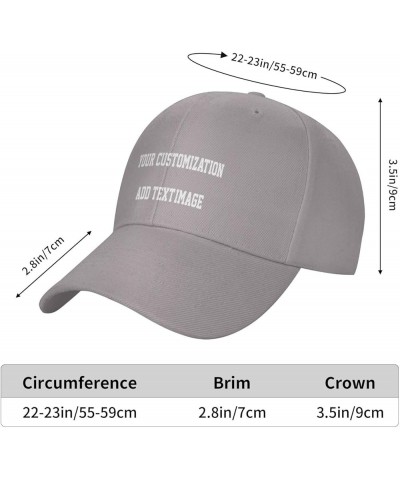 Customized Hat, Customized Unique Hat, Sun Hat, Duck Tongue Hat, Your Own Classic Men Women Trucker Hat Gray $9.53 Baseball Caps