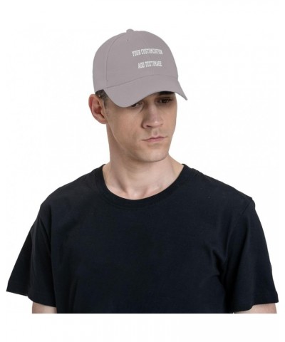 Customized Hat, Customized Unique Hat, Sun Hat, Duck Tongue Hat, Your Own Classic Men Women Trucker Hat Gray $9.53 Baseball Caps