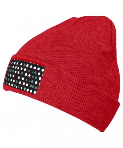 Cute Polka Dot Premium Knit Hat-Stylish Unisex Beanie for Winter,Experience Ultimate Warmth and Style $9.87 Skullies & Beanies