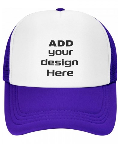 Custom Cap Your Custom Here,Custom Photo Hats,Custom Hat Design Your Own Classic Mens Womens Personalized Baseball Cap Purple...