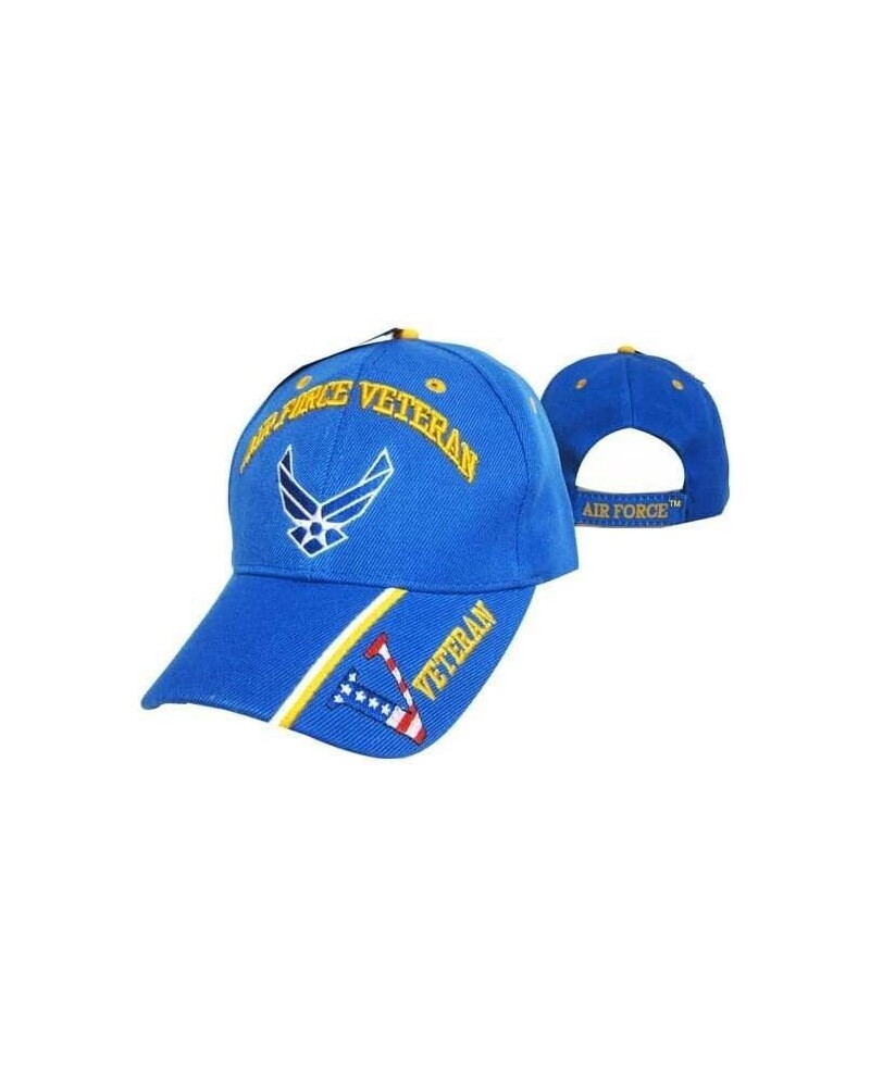 Dad Hat U.S. Military Veteran AIR Force Wings Officially Licensed Blue Baseball Cap Hat $23.03 Baseball Caps