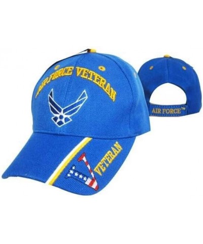 Dad Hat U.S. Military Veteran AIR Force Wings Officially Licensed Blue Baseball Cap Hat $23.03 Baseball Caps