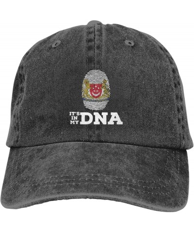 Coat of Arms of Singapore It's in My DNA Retro Baseball Cap for Women Men Baseball Hat Golf Dad Hats Black $11.16 Baseball Caps