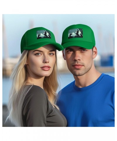 Game Mass Baseball Cap Effect 3D Printing Hip Hop for Men Women Adjustable Baseball Cap Black Green $14.78 Baseball Caps