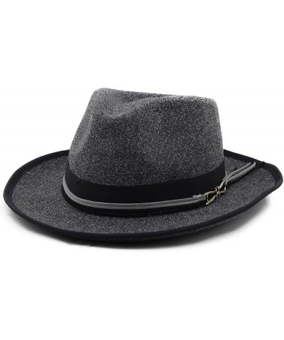 Winter Women Hats Men Felt Hat Bow Luxury Fashion Casual Wedding Wool Hat Men Women Fedora 11 $19.98 Fedoras